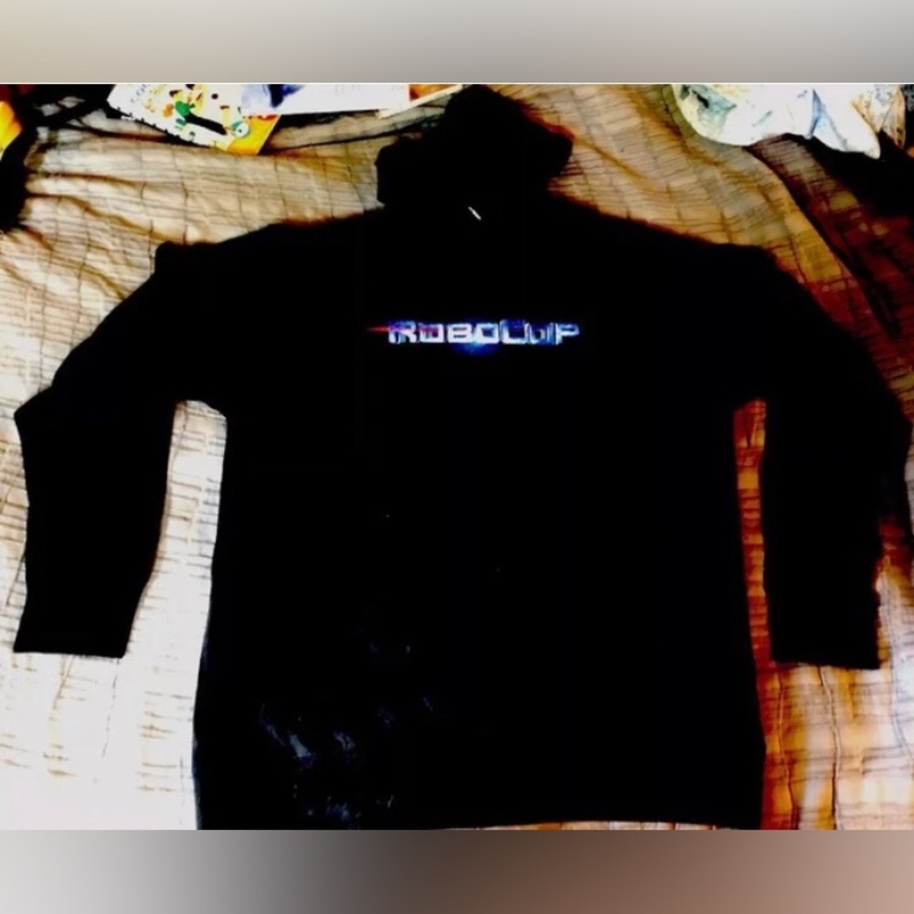 ROBOCOP Movie 2014 Hoodie Sweatshirt Mens Sz XL Robocop 100% Cotton Rare NEW